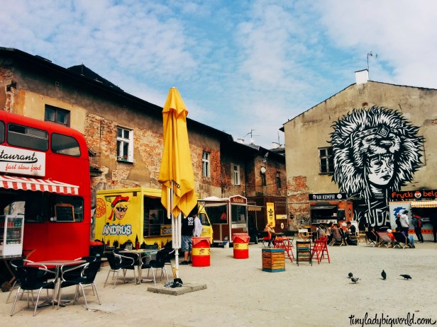 Food Cart Square in Kazimierz, Kraków